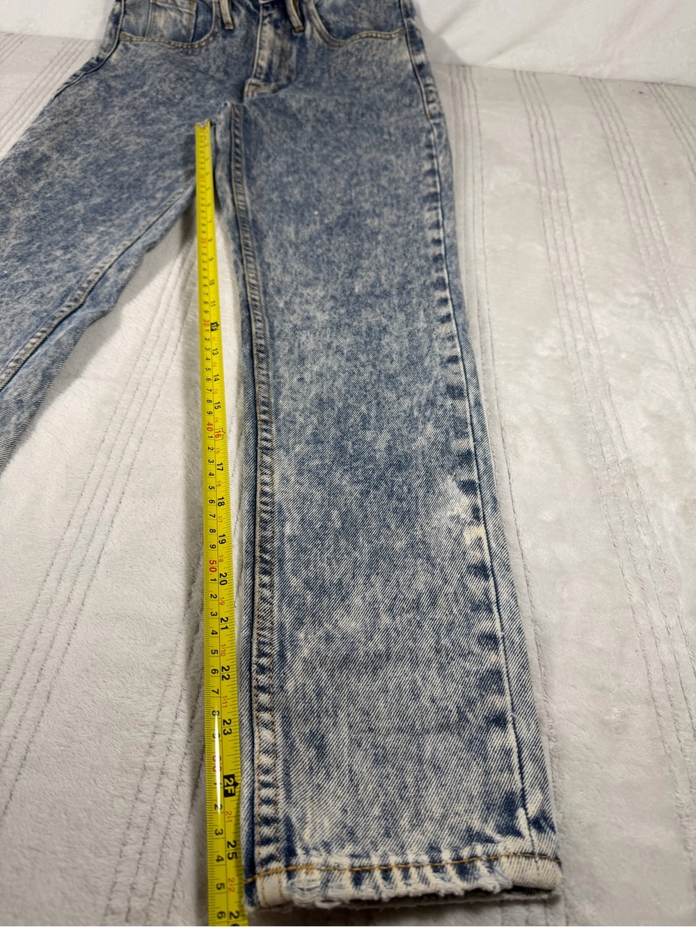 Juicy Couture Black Label Acid Wash Girlfriend Jeans Size 24 - Picture 4 of 10
